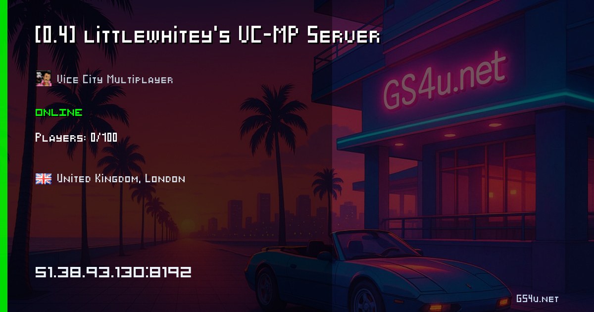 [0.4] littlewhitey's VC-MP Server - Vice City Multiplayer server