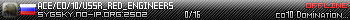 Перейти к описанию сервера на www.gs4u.net
Go to the server info on www.gs4u.net Красные инженеры